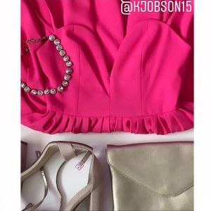 NBD x Revolve Now and Forever Dress in Magenta